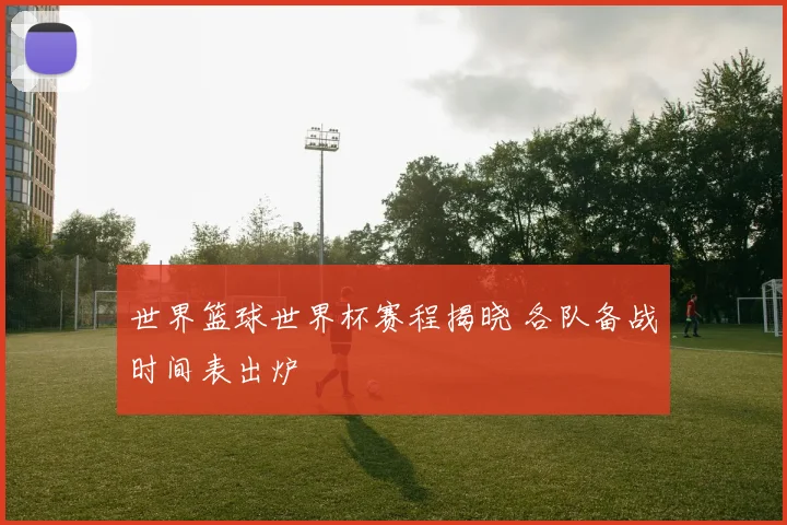 世界篮球世界杯赛程揭晓 各队备战时间表出炉