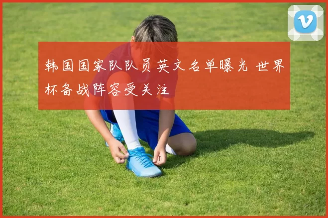 韩国国家队队员英文名单曝光 世界杯备战阵容受关注